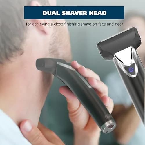 Wahl USA Stainless Steel Lithium Ion 2.0+ Slate Beard Trimmer for Men | 3.5 Hours Runtime, 10 Guide Combs thumbnail 5