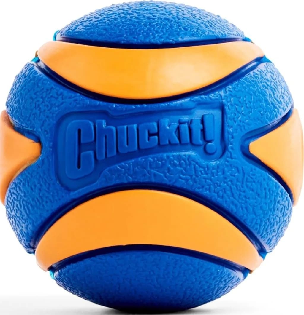 Chuckit! Ultra Squeaker Ball Fetch Toy Medium 7.6 cm (3 in) | Durable Natural Rubber Dog Toy - main product image