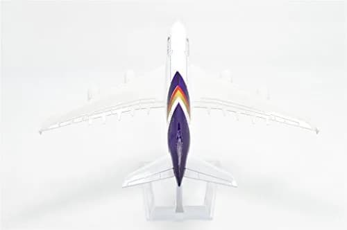 TANG DYNASTY Thai Airways Air Bus A380 Metal Airplane Model 16cm (6.3 inches) | Die-cast Collectible thumbnail 7