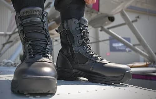 Propper Series 100 8" Side Zip Tactical Boot, Black, 10.5 M US | Durable Law Enforcement Footwear thumbnail 2