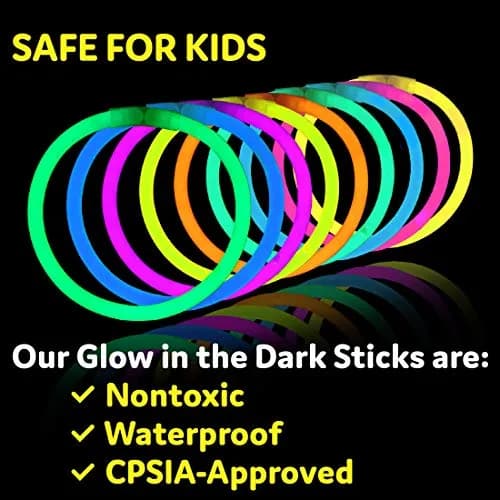 PartySticks 200 Count Glow Sticks Bulk Pack with Connectors | 8-Hour Glow for Parties thumbnail 6