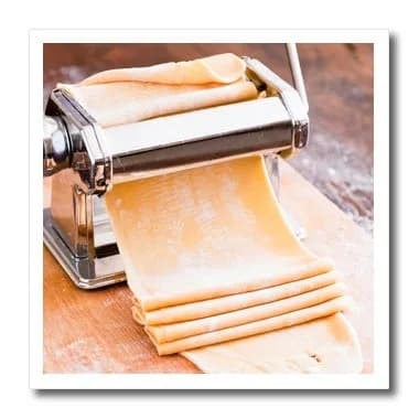 3dRose Pasta Machine 8-inch Iron-on Heat Transfer for White Material | Transparent, High Heat Resistant thumbnail 3