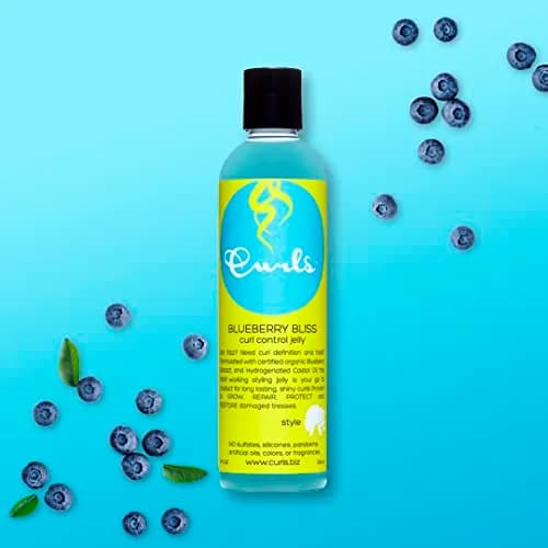 Curls Blueberry Bliss Control Jelly 236ml (8 oz) | Define & Defrizz Curly Hair Styler thumbnail 3