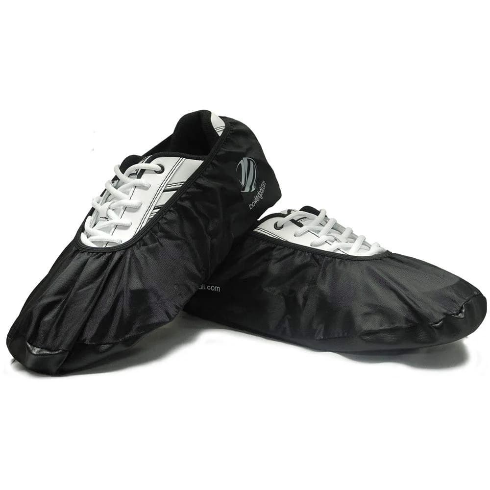 BOWLINGBALL Premium Bowling Shoe Protector Covers (Small (Up to Womens 4.5), Black) | Shoe Sole Moisture & Gunk Shield - main product image
