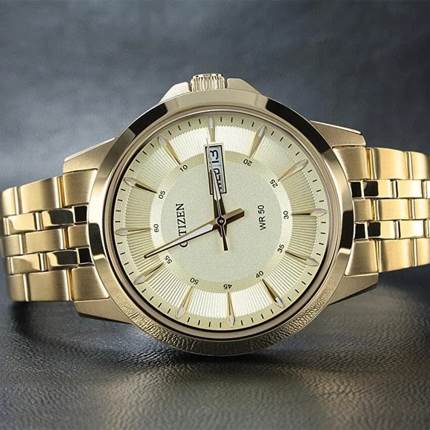 Citizen Quartz Men's Watch Gold-Tone Stainless Steel 41mm (1.61 inches) | Japanese Quartz Movement thumbnail 5