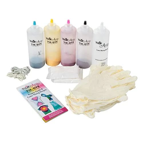 Tulip Artisan Soda Ash Tie-Dye Kit with Color Mixing Bottle, 4x8oz Bottles | Vibrant Fiber Reactive Dyes for Cotton, Rayon, Wool, Linen thumbnail 2