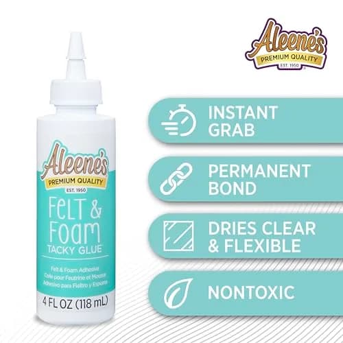 Aleene's Felt & Foam Tacky Glue 118ml (4 fl. Oz.) | Fast-Grab Craft Adhesive for DIY Projects thumbnail 5