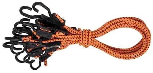 Kotap MABC-36 All-Purpose Adjustable Bungee Cords with Hooks, 36-Inch, Orange/Black, 10 Count | Versatile, Durable, Adjustable thumbnail 1