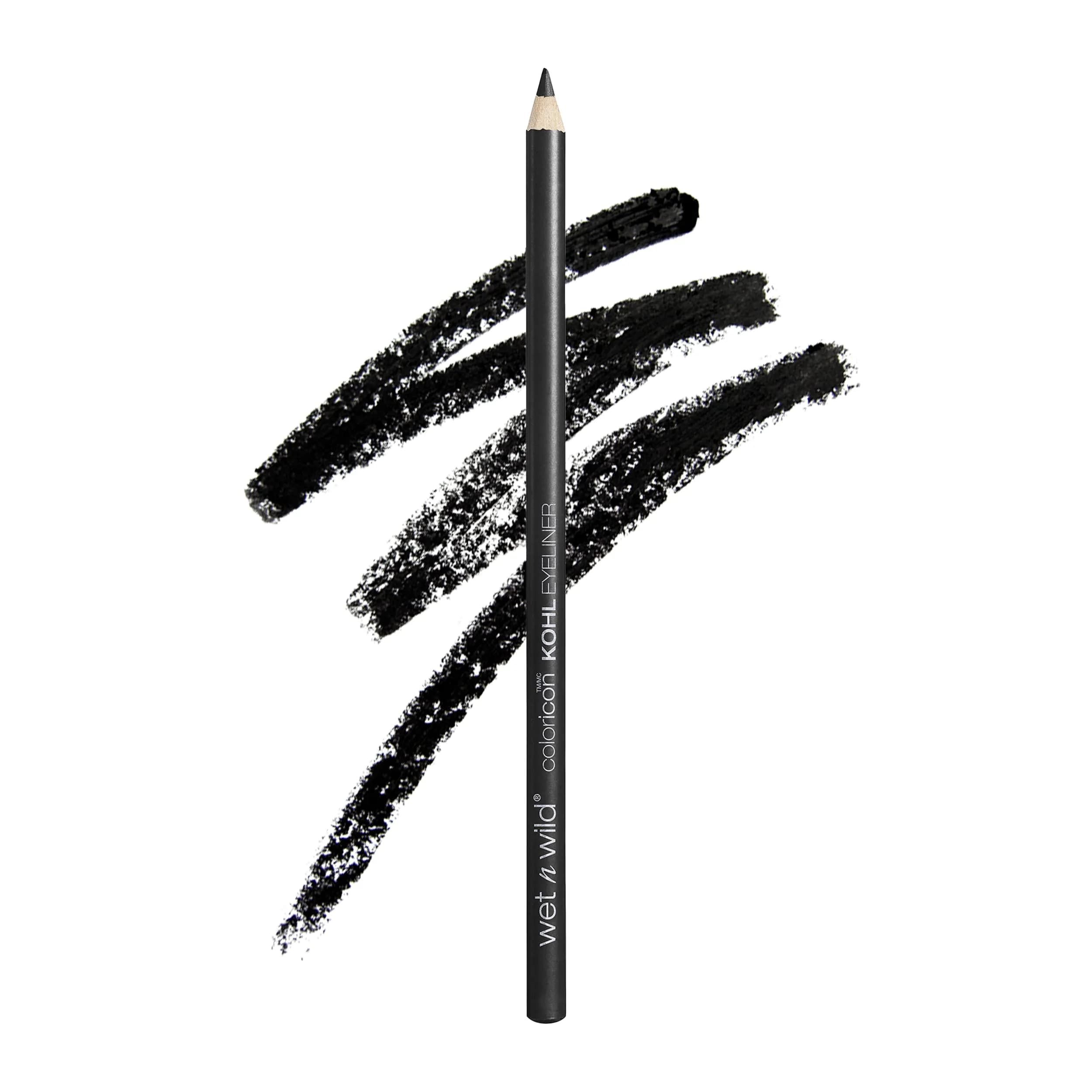 wet n wild Color Icon Kohl Eyeliner Pencil - Baby's Got Black | Cruelty-Free Matte Finish - main product image
