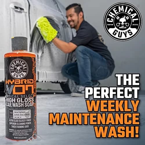 Chemical Guys Hybrid Foaming High Gloss Car Wash Soap 473ml (16 Fl Oz) | pH-Balanced for Wax & Sealant Coats thumbnail 6