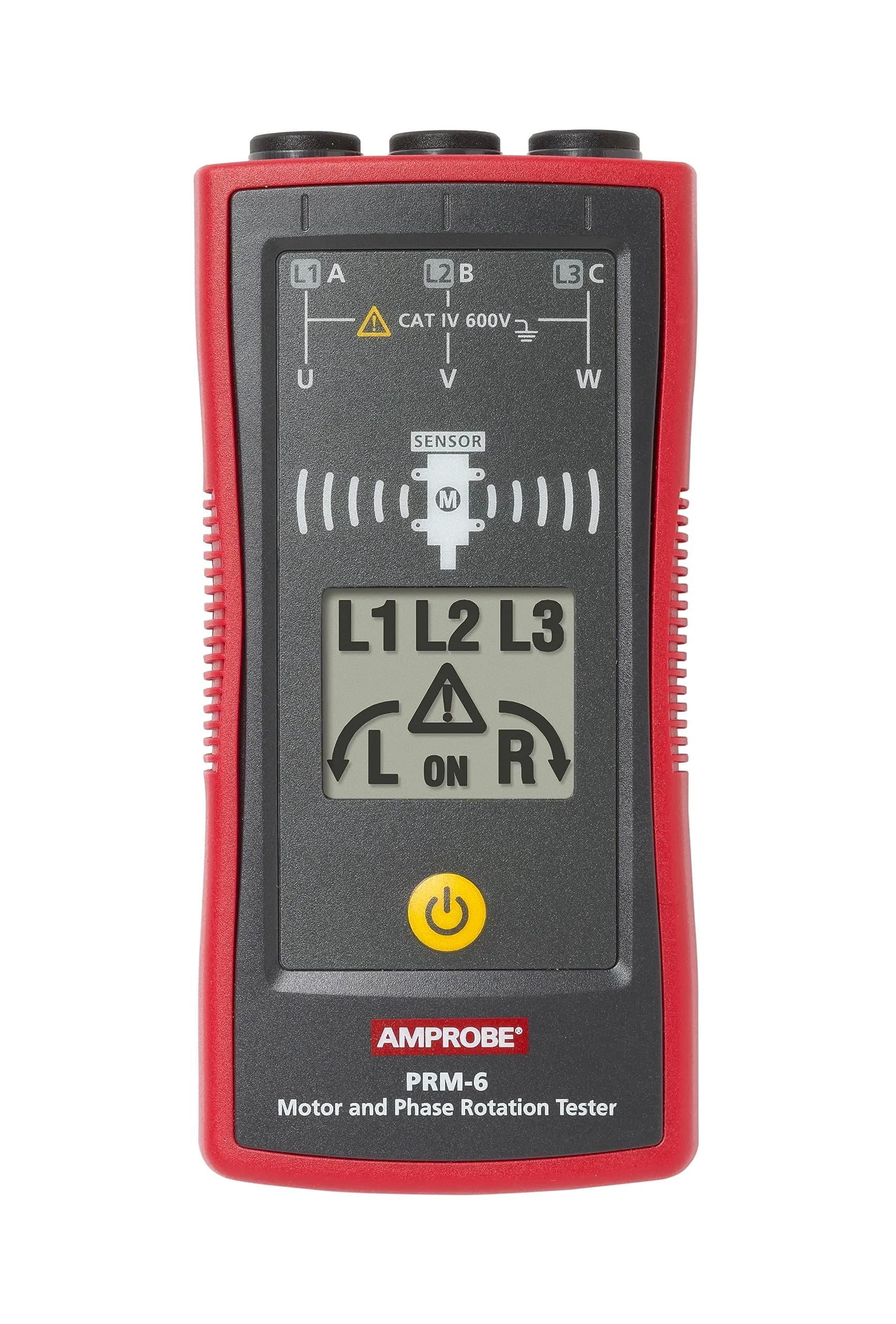 Amprobe PRM-6 Phase Sequence and Motor Rotation Tester | CAT IV 600V, Wireless & Non-Contact Testing - main product image