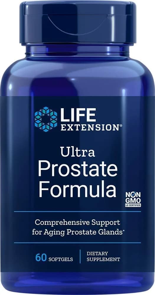 Life Extension Ultra Prostate Softgels 60 Count | Supports Healthy Urine Flow & Prostate Function - main product image