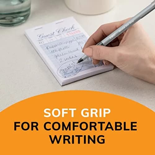 BIC Round Stic Grip Xtra Comfort Black Ballpoint Pens, 36-Count Pack | Smooth Ink Flow, Soft Grip for Extended Writing thumbnail 6