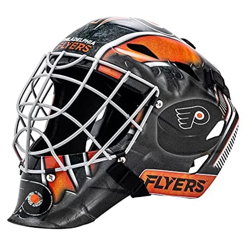 Franklin Sports GFM 1500 NHL Philadelphia Flyers Goalie Face Mask | Youth Street Hockey Protection thumbnail 1