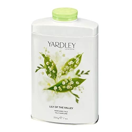 Yardley London Lily of the Valley Perfumed Talc 200g (7.05 oz) | Dermatologist Tested thumbnail 1