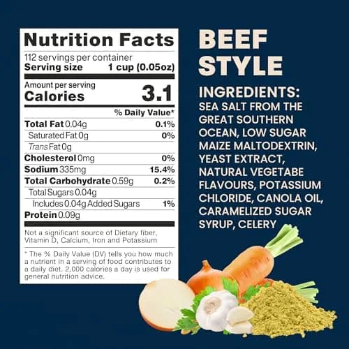 Massel Beef Style Bouillon Powder 168g (5.9 oz) | Gluten & Dairy Free, Low FODMAP Certified thumbnail 6