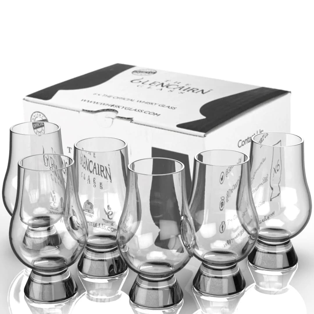 GLENCAIRN Whisky Glass Set of 4 | Crystal, Lead-Free, 200ml | Official Award Winner — Transparent