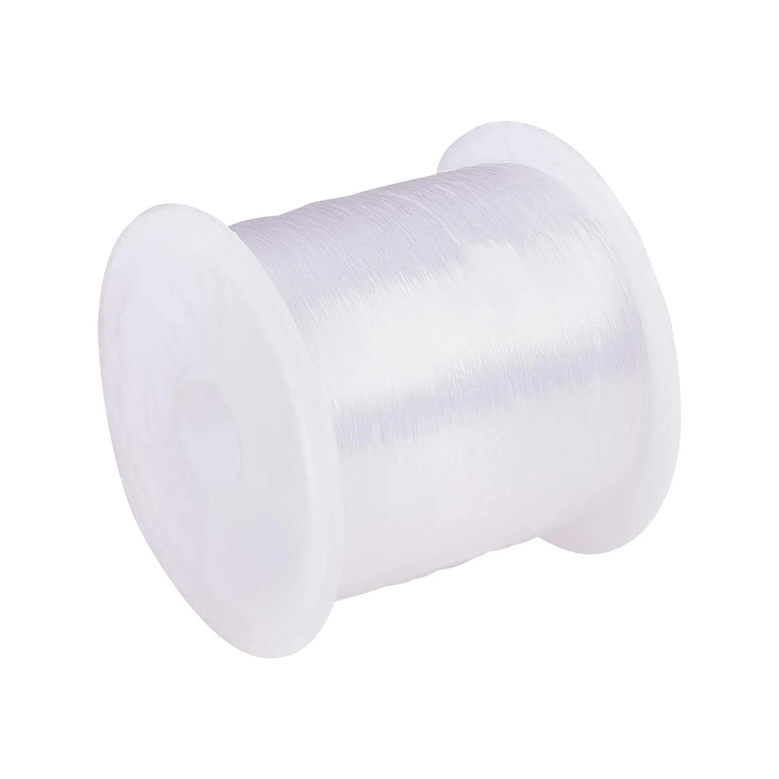 PH PandaHall 0.5mm Clear Nylon Beading Thread | Invisible Jewelry String for Beading & Crafts — 0.2mm