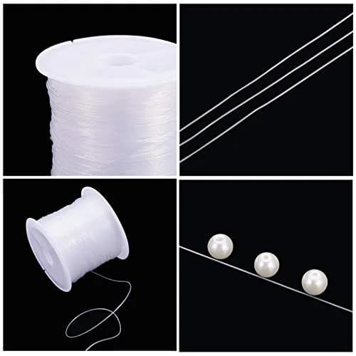 PH PandaHall 0.5mm Clear Nylon Beading Thread | Invisible Jewelry String for Beading & Crafts thumbnail 5