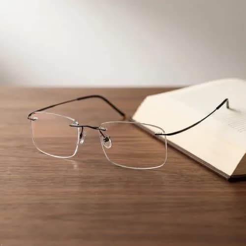 Eyekepper 0.0x Reading Eyeglasses for Men, Oversized Glasses Women, Black | Ultra-Clear Magnified Lenses for Daily Use thumbnail 8