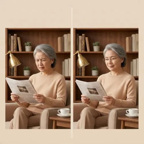 Eyekepper 0.0x Reading Eyeglasses for Men, Oversized Glasses Women, Black | Ultra-Clear Magnified Lenses for Daily Use thumbnail 2