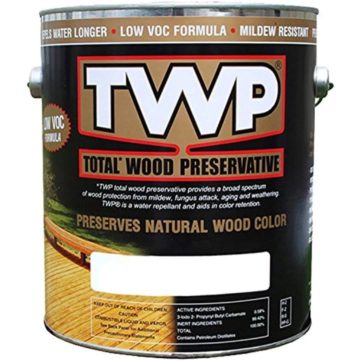 TWP Cedartone Low VOC Wood Preservation Stain 1 Gallon | Eco-Friendly, UV & Water Resistant - main product image