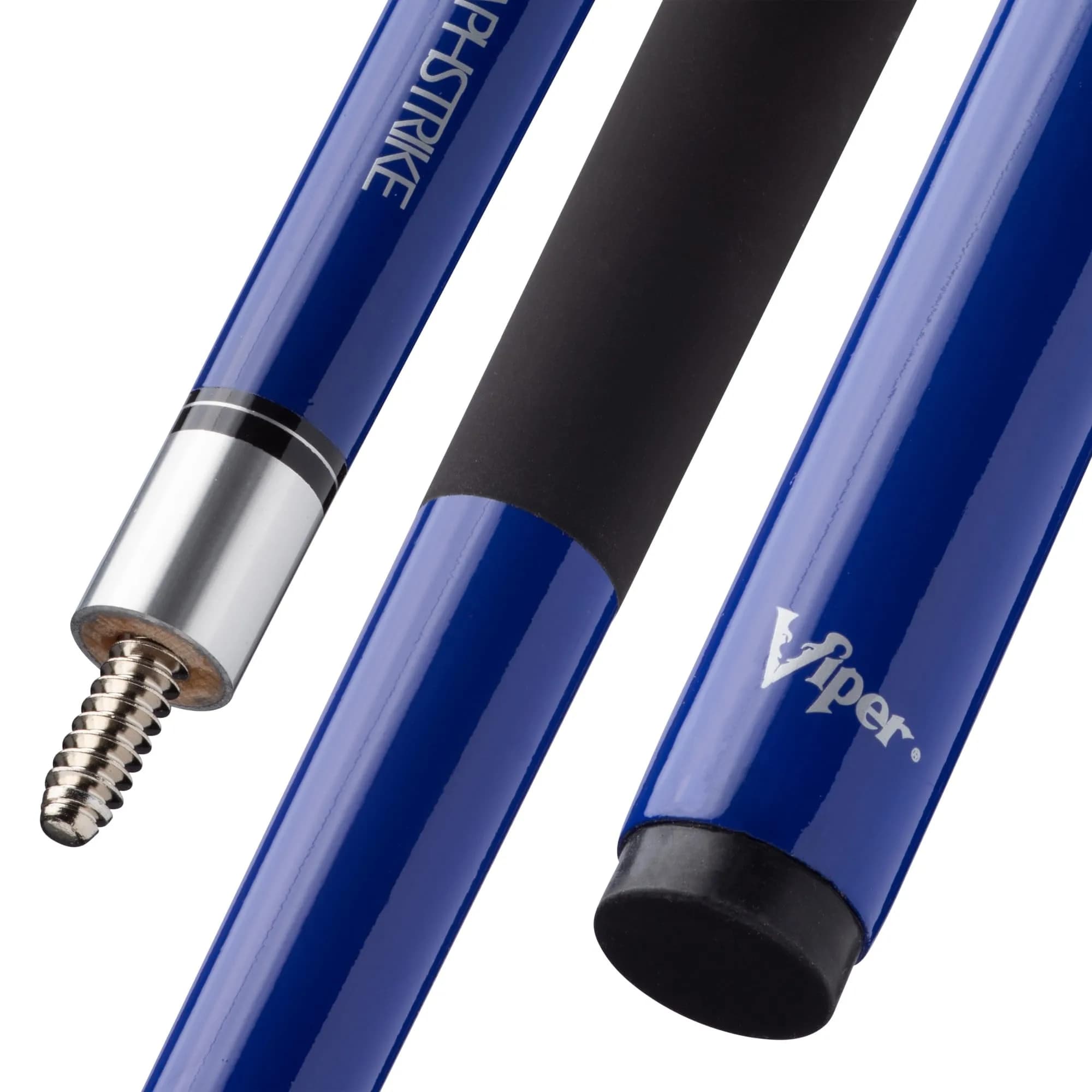 Viper by GLD Products Graphstrike 58" 2-Piece Pool Cue, Blue, 19 Oz (1.47 kg / 58 in)