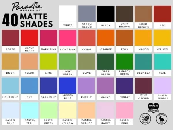 Mehron Makeup Paradise AQ - AMAZON GREEN, Water-Activated Face & Body Paint | Vibrant, Professional-Grade (70-120 chars) thumbnail 6