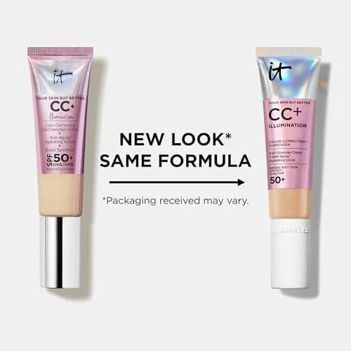 IT Cosmetics CC+ Cream Illumination SPF 50+ 32ml (1.08 fl oz) | Full Coverage Hydrating Serum with Light-Reflecting Pigments thumbnail 7