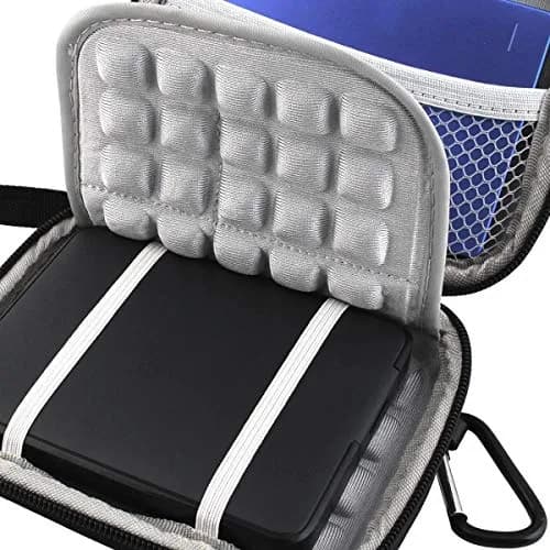 Lacdo Red Hard Drive Case for WD Elements/My Passport Portable HDD 1TB-6TB | Water Repellent & Shockproof thumbnail 5