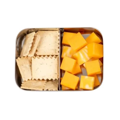 LunchBots Small Stainless Steel Kids Bento Box 2-Section 16oz | Durable, Safe & Perfect for Small Portions in India thumbnail 2