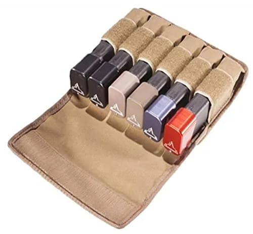TUFF 6 in-Line Magazine Pouch Size 2 | Heavy Duty Nylon, Fits 9mm/.40S&W/.45ACP Magazines thumbnail 1