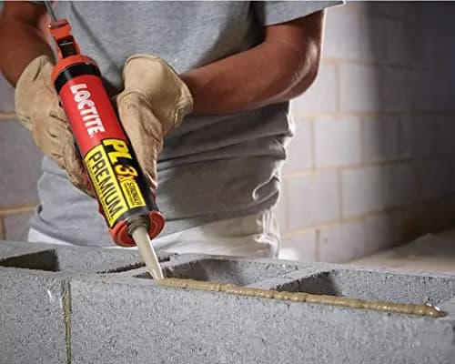Loctite PL Premium Polyurethane Construction Adhesive 10 fl oz (295 ml) Cartridge, 12 Pack | 3x Stronger Than Ordinary Adhesives thumbnail 6