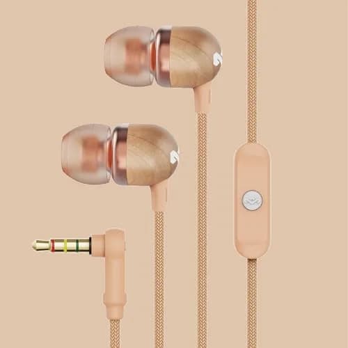 House of Marley Smile Jamaica Wired Earbuds (Copper) | 9.2mm Drivers, Noise Isolation, AUX thumbnail 6