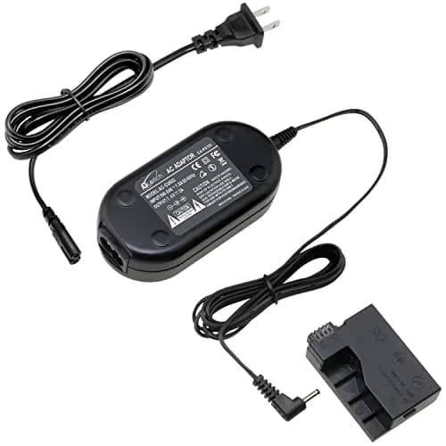 GLORICH ACK-E8 AC Power Adapter & DR-E8 DC Coupler LP-E8 Dummy Battery for Canon EOS Rebel T5i, T4i, T3i, T2i, 700D, 650D, 600D, 550D Cameras | Continuous Studio Power thumbnail 1