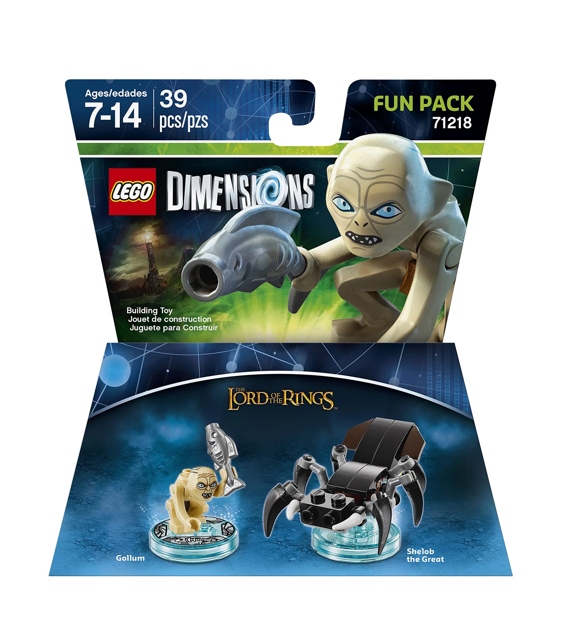 WB Lord Of The Rings Gollum Fun Pack - LEGO Dimensions | Fantasy Toy Figure 21cm