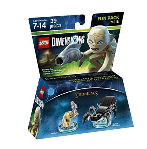 WB Lord Of The Rings Gollum Fun Pack - LEGO Dimensions | Fantasy Toy Figure 21cm thumbnail 2