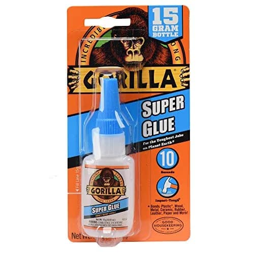 Gorilla Super Glue Clear Bonding Adhesive 15g (0.51 Fl Oz) | Impact-Tough Formula for Fast Repairs thumbnail 1