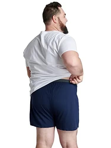 Fruit of the Loom Big Man Knit Boxers 3XL (3-Pack) | Relaxed Fit with Extra Room thumbnail 3