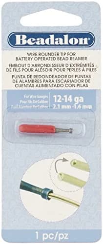 Beadalon Wire Rounder Burr Attachment for Battery Operated Bead Reamer, Fits 12 and 14 Gauge Wire | Smooths Wire Ends for Jewelry Making thumbnail 1