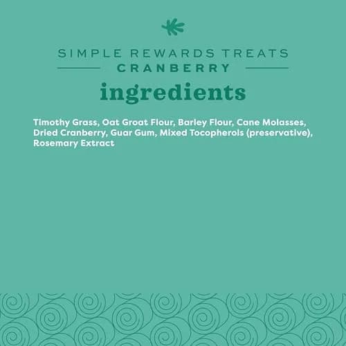 Oxbow Simple Rewards Guinea Pig & Rabbit Treats, Cranberry, Baked, 3 oz | All-Natural Small Animal Snack thumbnail 8