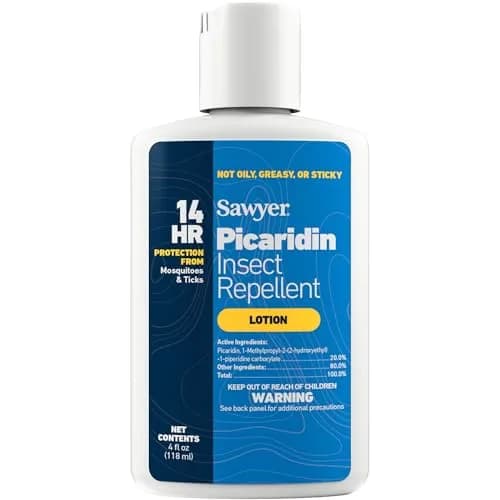 Sawyer Products SP567 Premium Insect Repellent Lotion with 20% Picaridin, 4 Fl Oz (Pack of 1) | Safe for Family, Long-Lasting Protection thumbnail 1