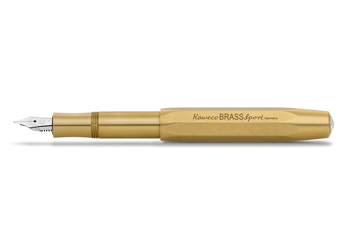 Kaweco Sport Fountain Pen Brass EF Nib | Made in Germany Nib - main product image