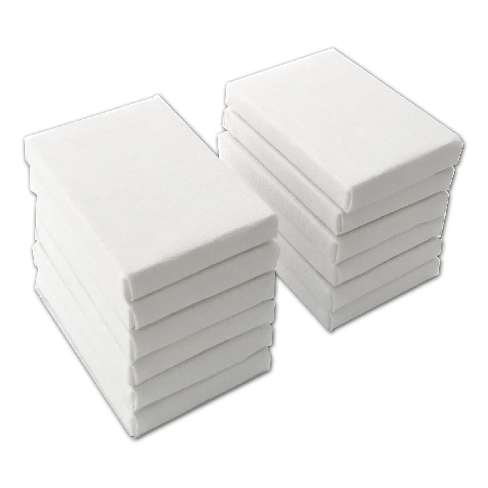 LWR CRAFTS Mini Stretched Canvas 2" x 3" Pack of 12 | Premium Artist Canvas for Oil & Acrylic Painting - main product image