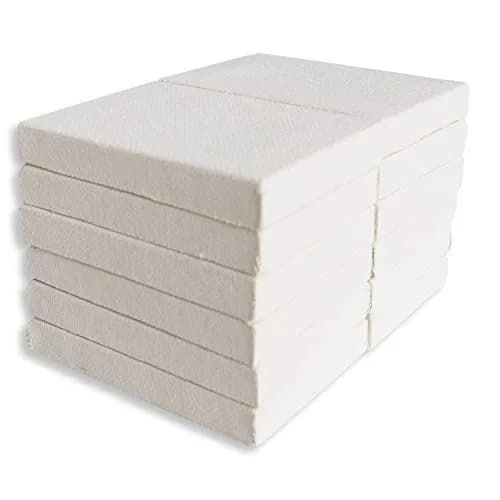 LWR CRAFTS Mini Stretched Canvas 2" x 3" Pack of 12 | Premium Artist Canvas for Oil & Acrylic Painting thumbnail 3