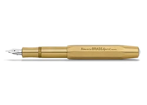Kaweco Brass Sport Fountain Pen Medium 13cm (0.5mm) | German Nibs, Patina Finish thumbnail 1