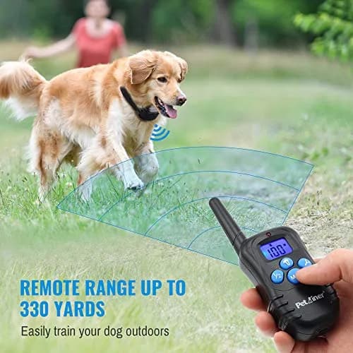 Petrainer PET998DRB1 Dog Training Collar Black | 330 yd Remote Control with Beep, Vibration, Static Modes thumbnail 2