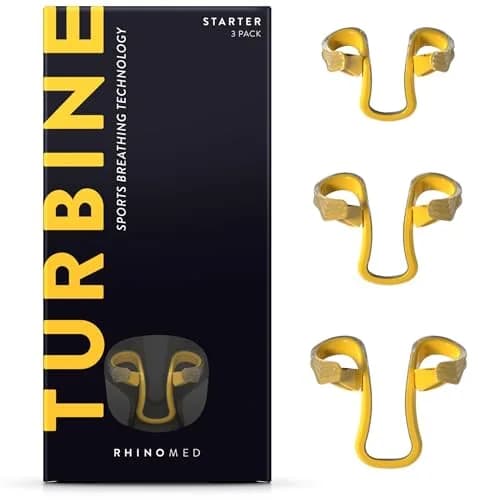 Rhinomed Turbine Sport Nasal Dilators Starter Pack (3 Sizes) | 38% More Airflow for Athletes thumbnail 1