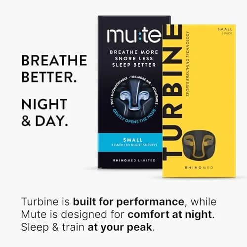 Rhinomed Turbine Sport Nasal Dilators Starter Pack (3 Sizes) | 38% More Airflow for Athletes thumbnail 8