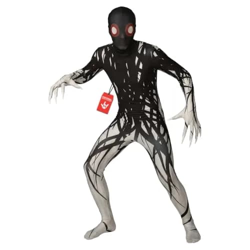 Morphsuits Zalgo Kids Halloween Costume - Medium (10-12 Years) | Full Body Spandex Suit with Hood thumbnail 1